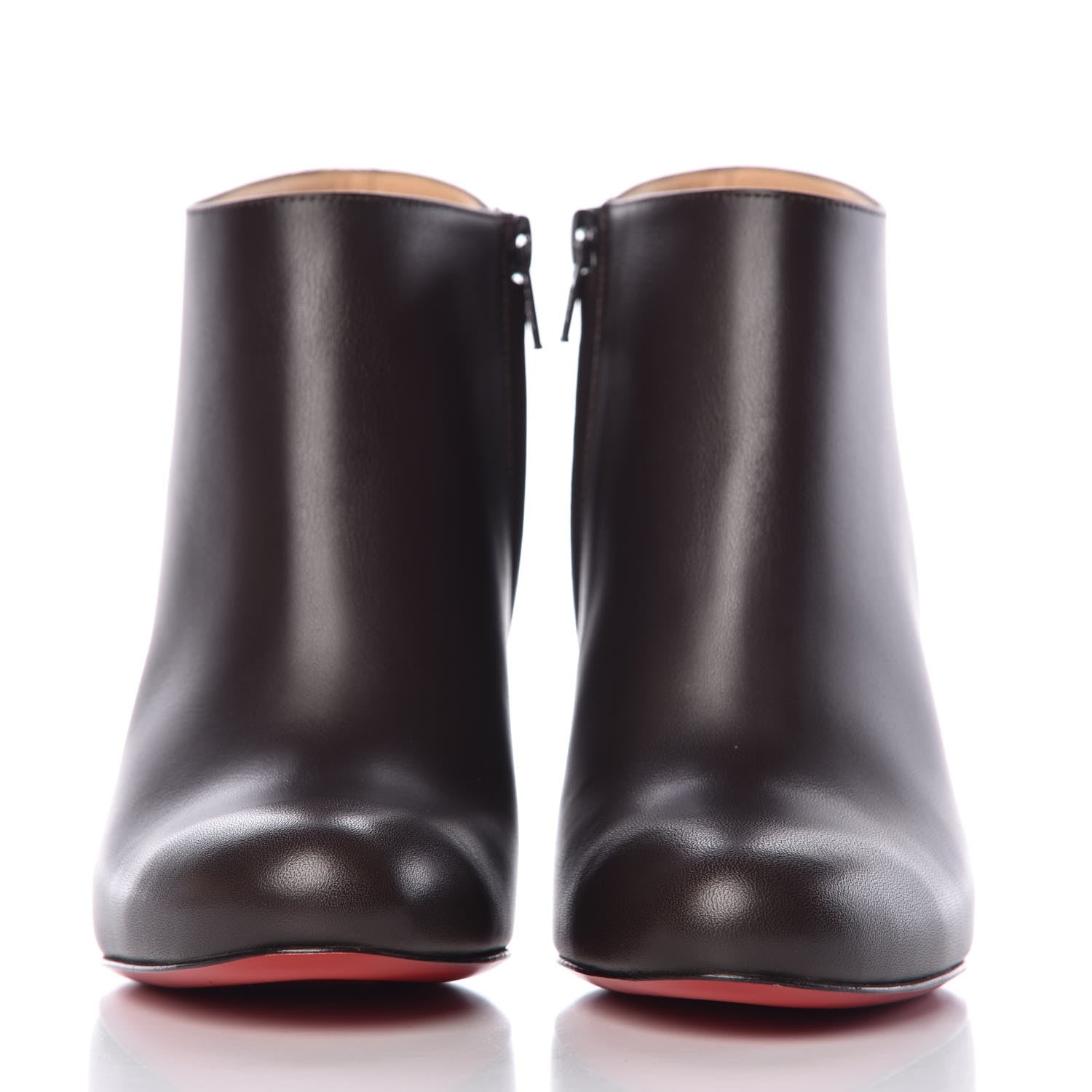 Christian Louboutin Calfskin Belle 85 Ankle Boots 36.5 Black 2 of 11