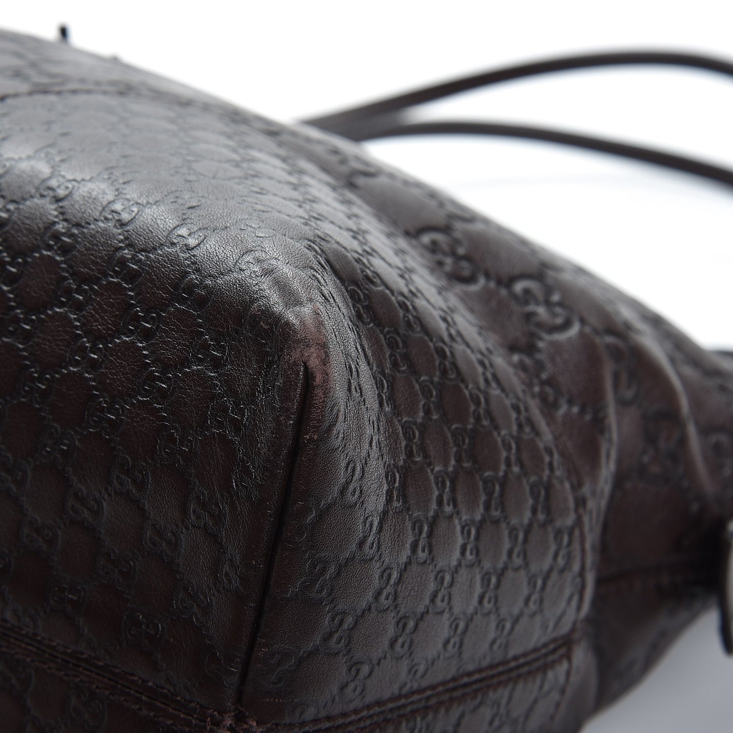 Guccissima Medium Bree Shoulder Bag Chocolate