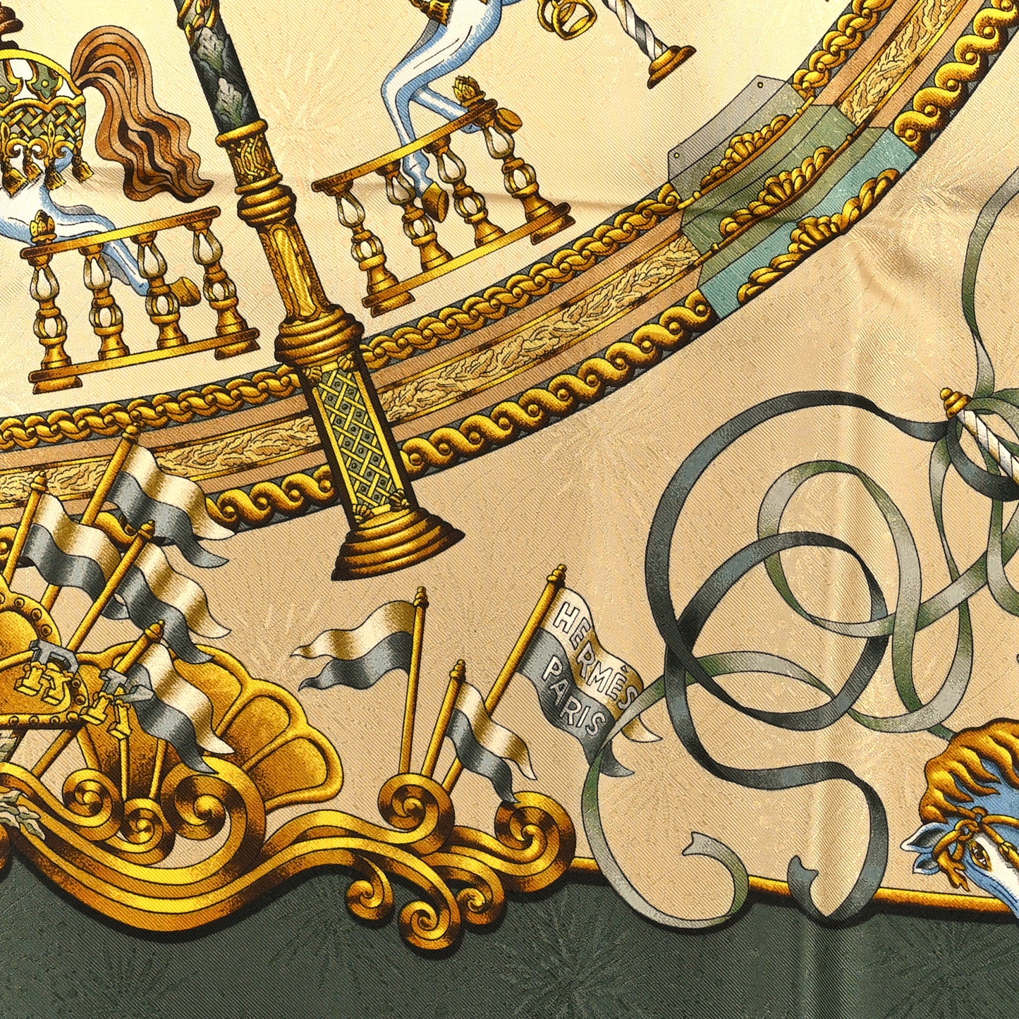 Silk Luna Park Scarf 90