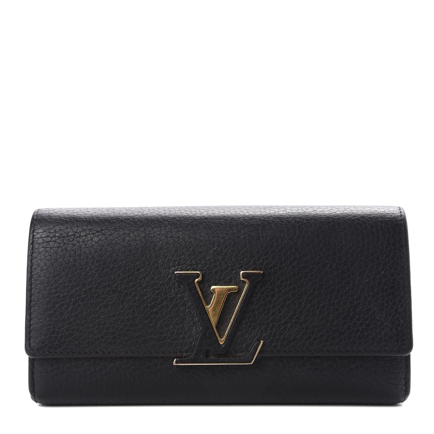 Louis Vuitton Taurillon Capucines Wallet Black 1 of 6