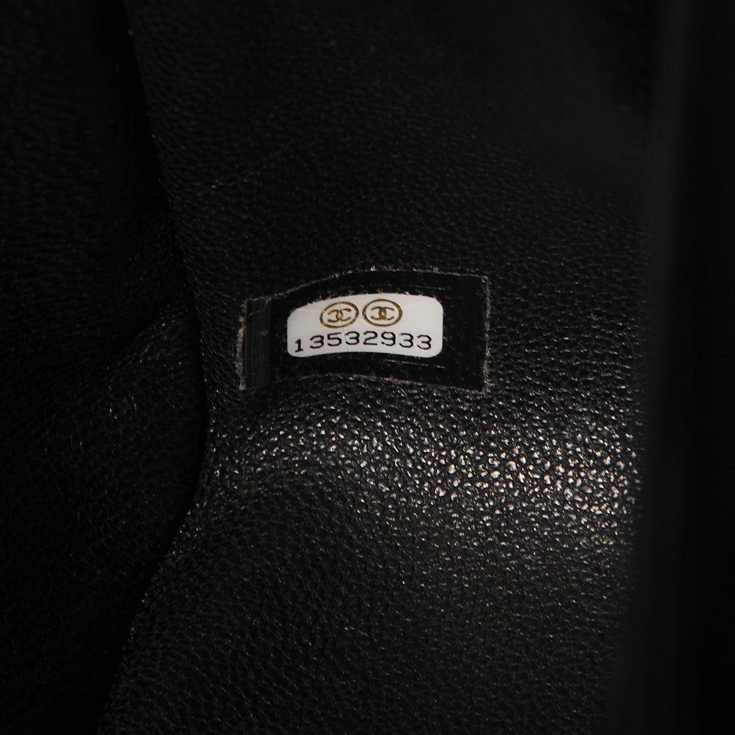 Glitter Patent Jumbo Single Flap Black