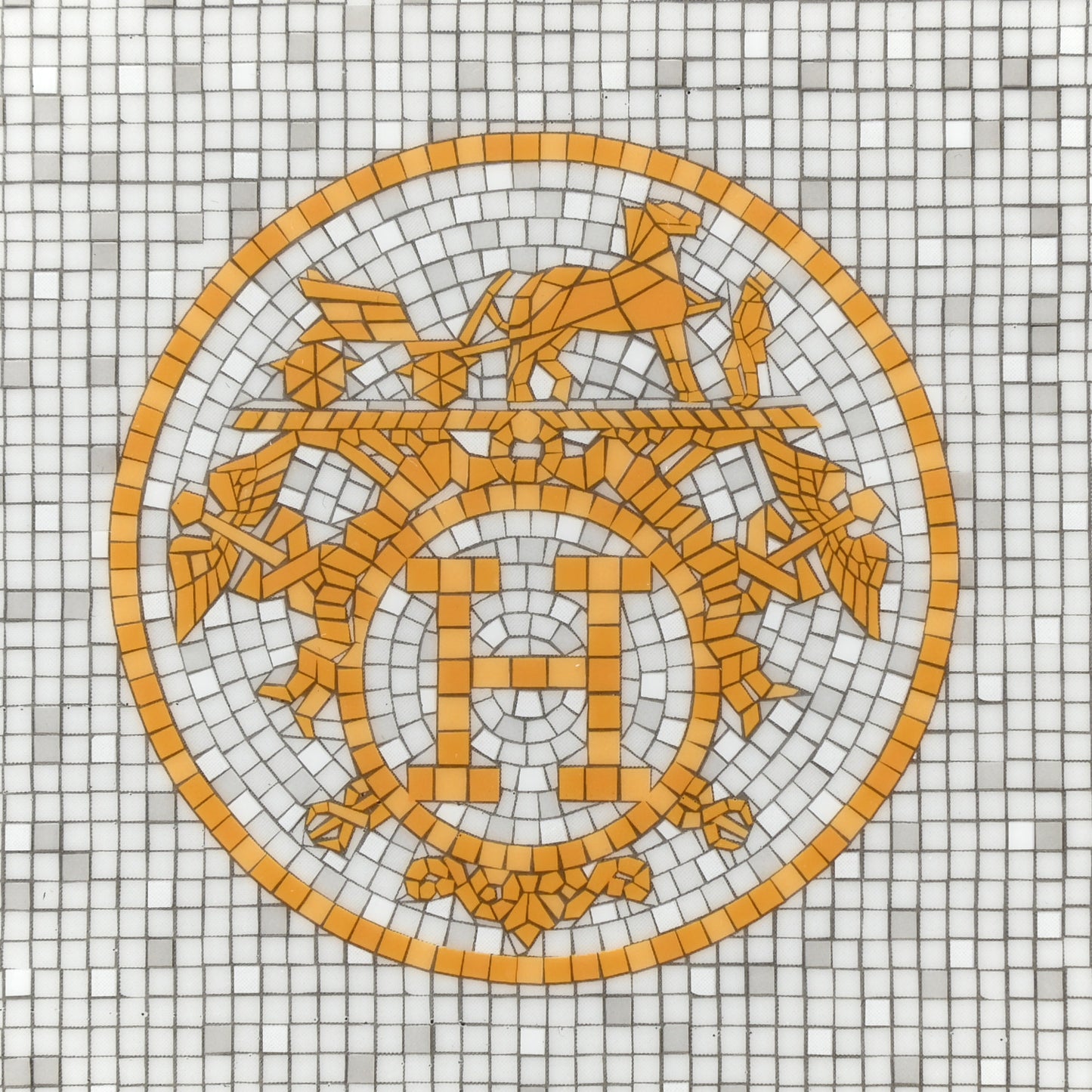 Porcelain Mosaique au 24 Gold Sushi Plate