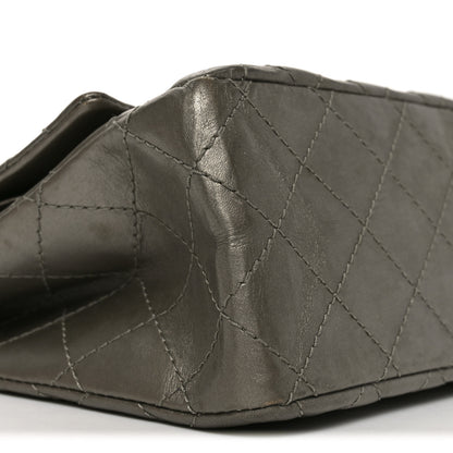 Chanel Metallic Aged Calfskin Quilted 2.55 Reissue 226 Flap Dark Gold 9 of 10
