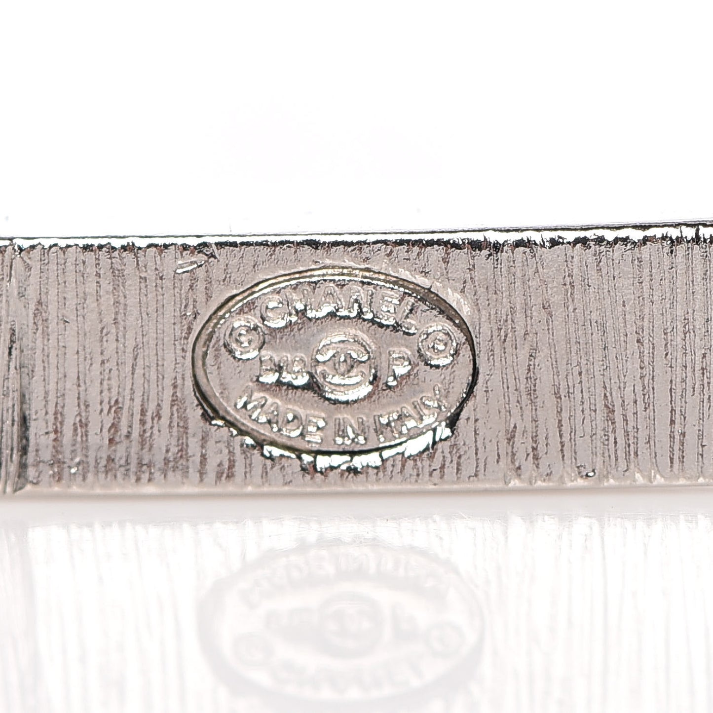 Crystal CC Brooch Silver
