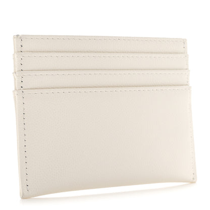 Chanel Caviar Quilted Timeless Multi Card Holder White 3 of 9