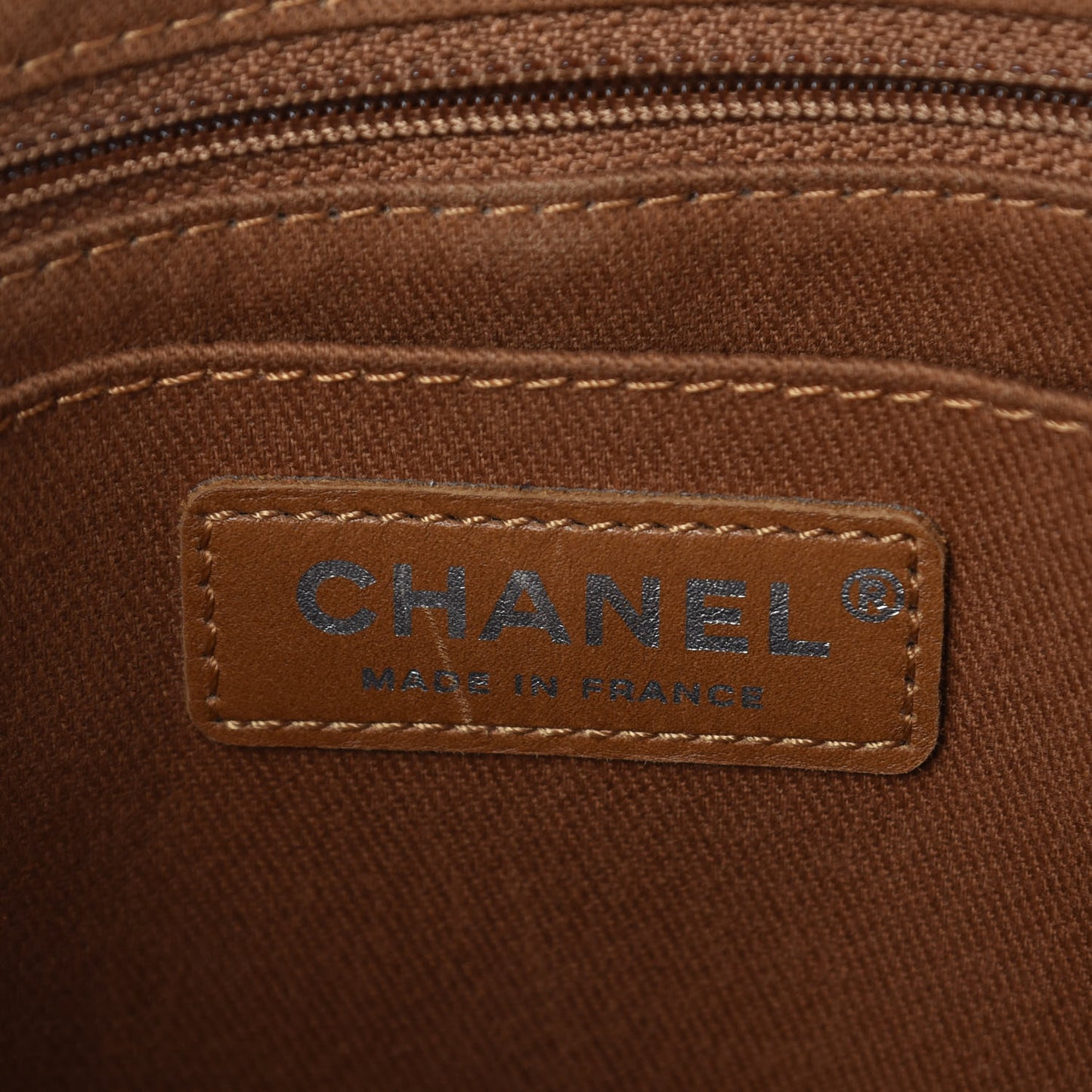 Grained Vegetal Calfskin Small Urban Shopping Tote Camel