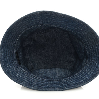 Prada Denim Re-Nylon Reversible Bucket Hat Blue Black 11 of 12