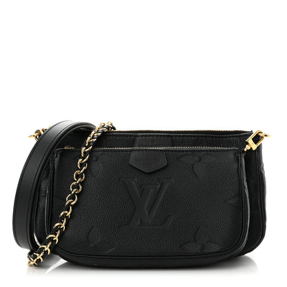 Louis Vuitton Empreinte Monogram Giant Multi Pochette Accessories Black 1 of 11