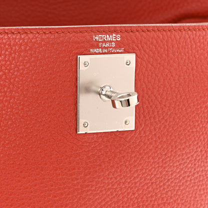 Hermes Togo Kelly Retourne 28 Rouge Duchesse 6 of 11