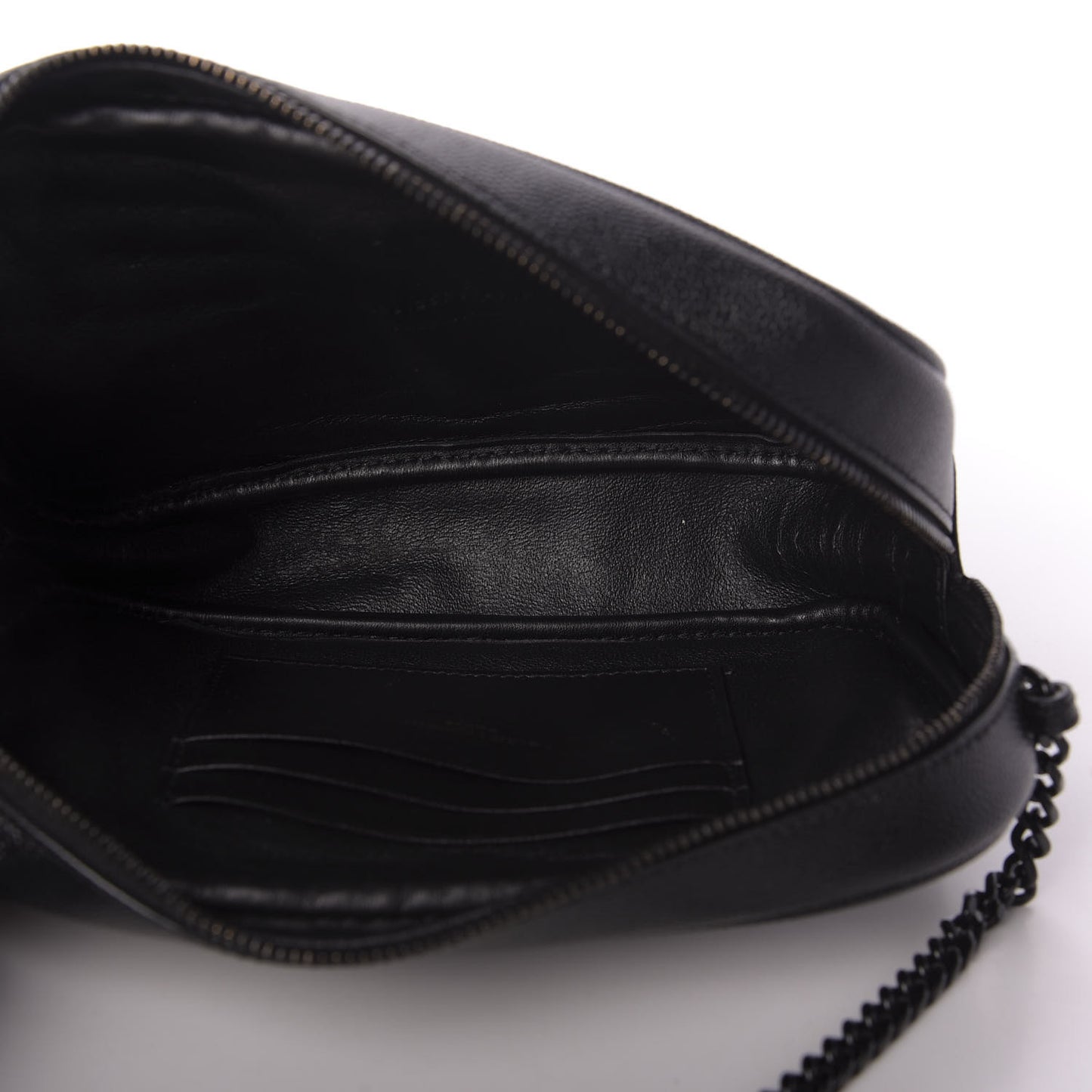 Grain De Poudre Matelasse Monogram Mini Lou Camera Bag Black