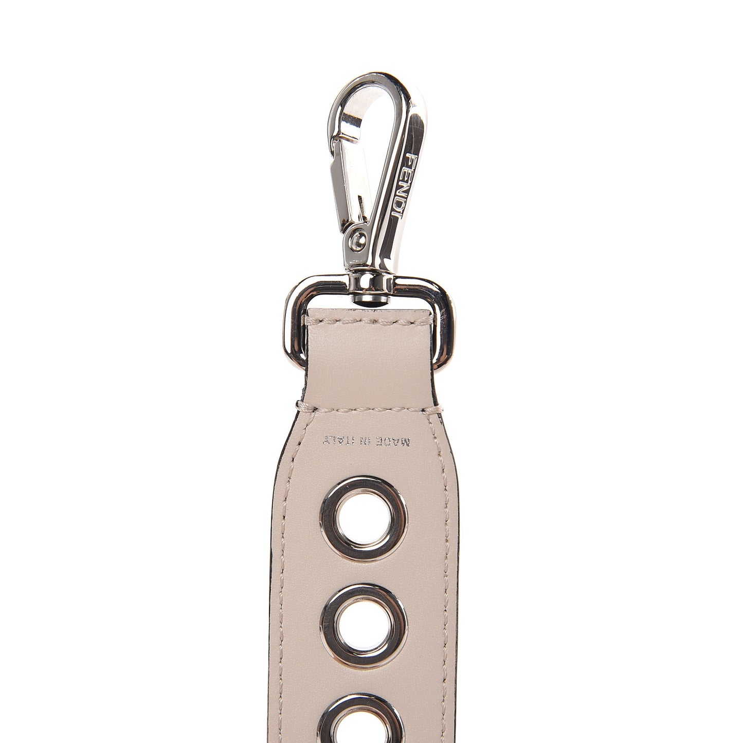 Vitello Liberty Grommet Bi-Color Mini Strap You Black Camelia