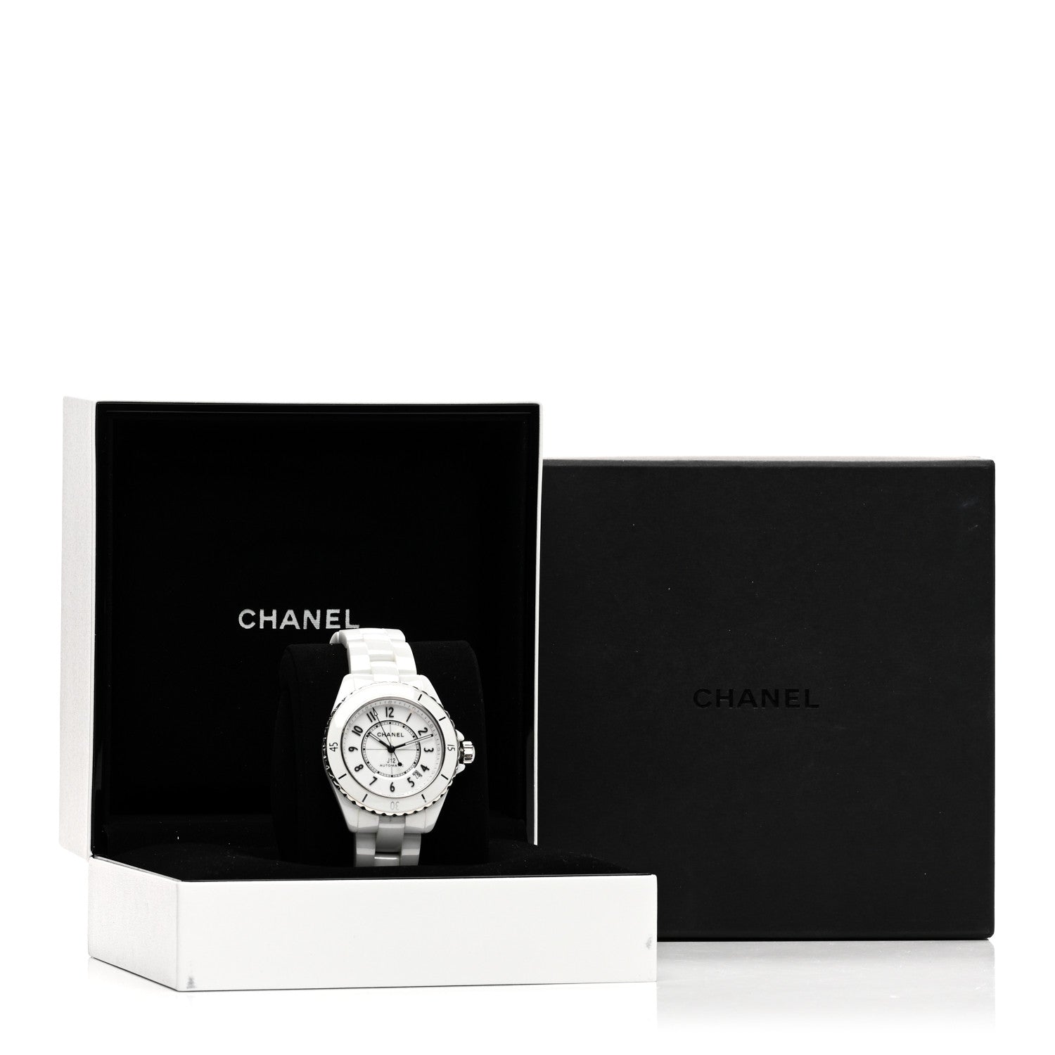 Chanel Stainless Steel Ceramic 38mm J12 Automatic Watch White 5 of 5