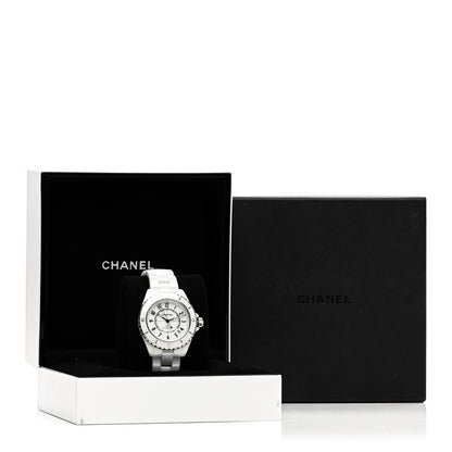 Chanel Stainless Steel Ceramic 38mm J12 Automatic Watch White 5 of 5