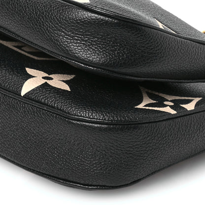 Louis Vuitton Empreinte Monogram Giant Multi Pochette Accessories Black Beige 9 of 9