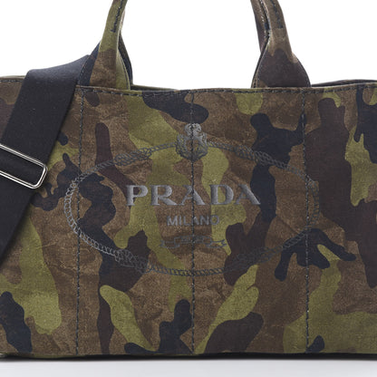 Prada Canapa Camouflage Tote Mimetico 8 of 12