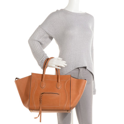 Celine Natural Calfskin Medium Phantom Luggage Tan 2 of 9