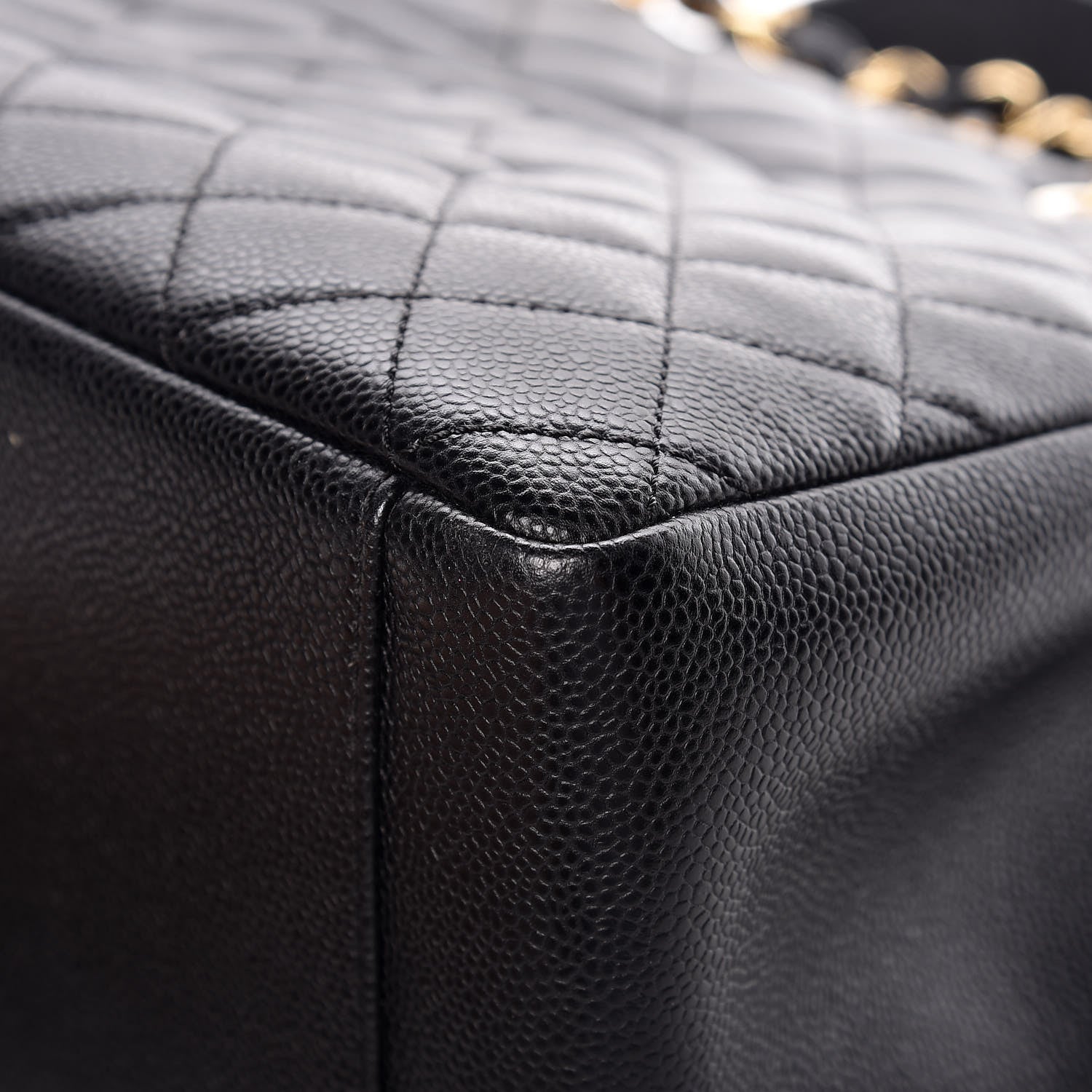 Chanel Caviar Quilted Grand Shopping Tote GST Black 10 of 12
