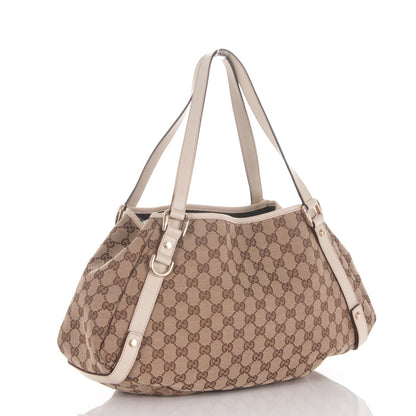 Gucci Monogram Medium Abbey Shoulder Bag Off White 3 of 7