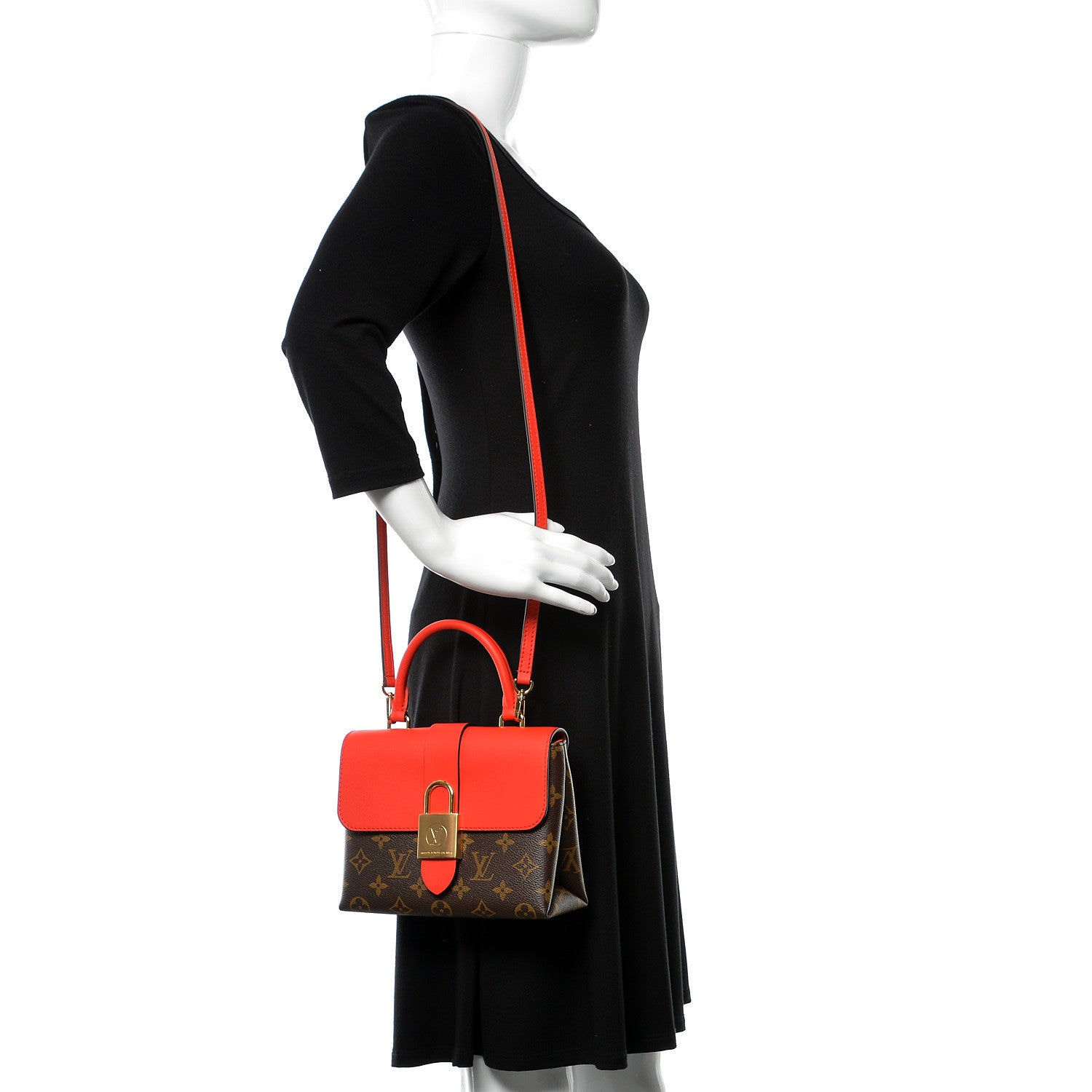 Louis Vuitton Monogram Locky BB Coquelicot 2 of 13