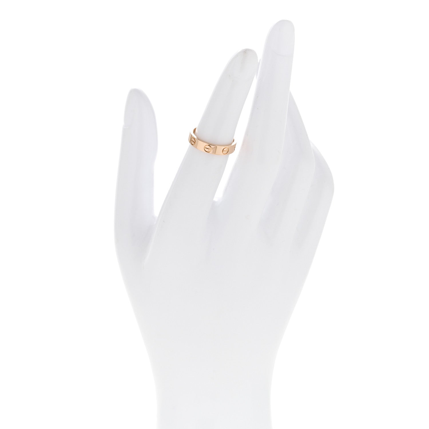 Cartier 18K Pink Gold 3.5mm LOVE Wedding Band Ring 48 4.5 2 of 4
