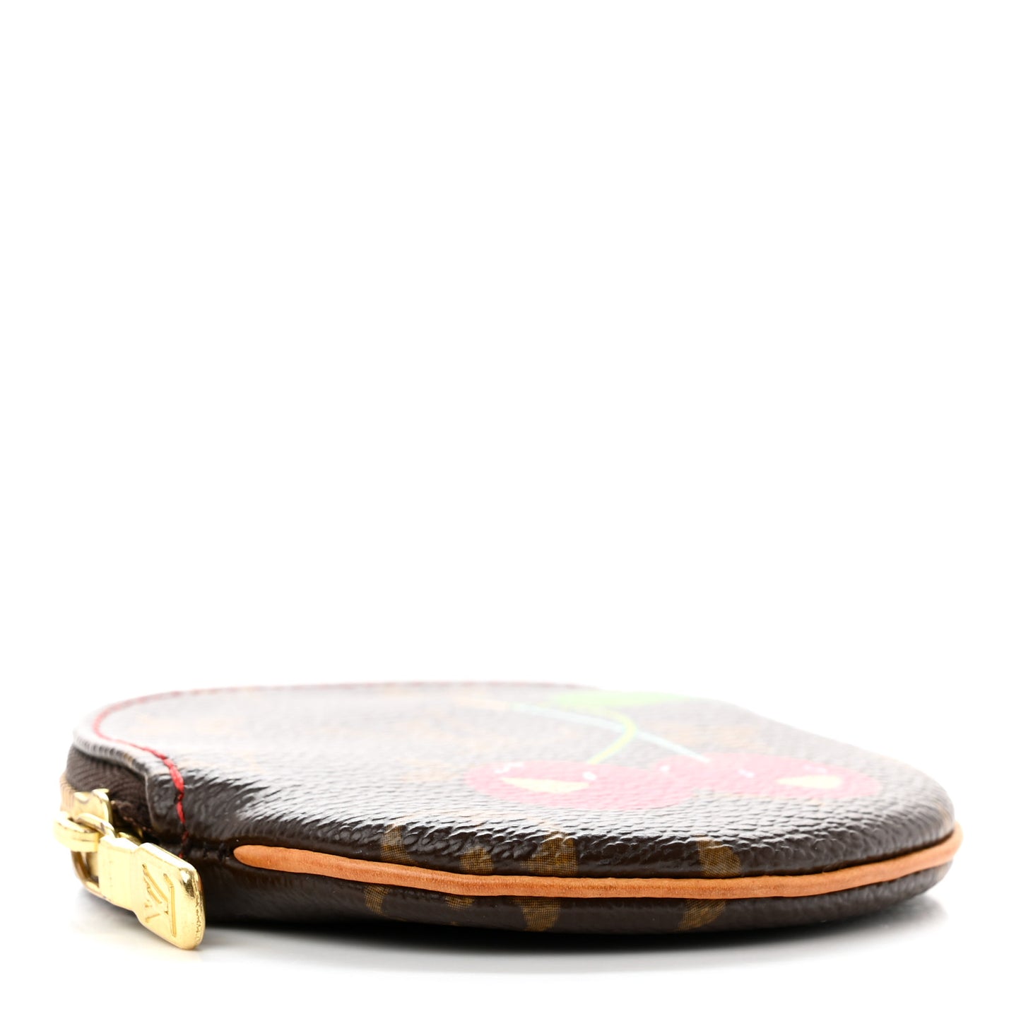 Monogram Cerises Round Coin Purse