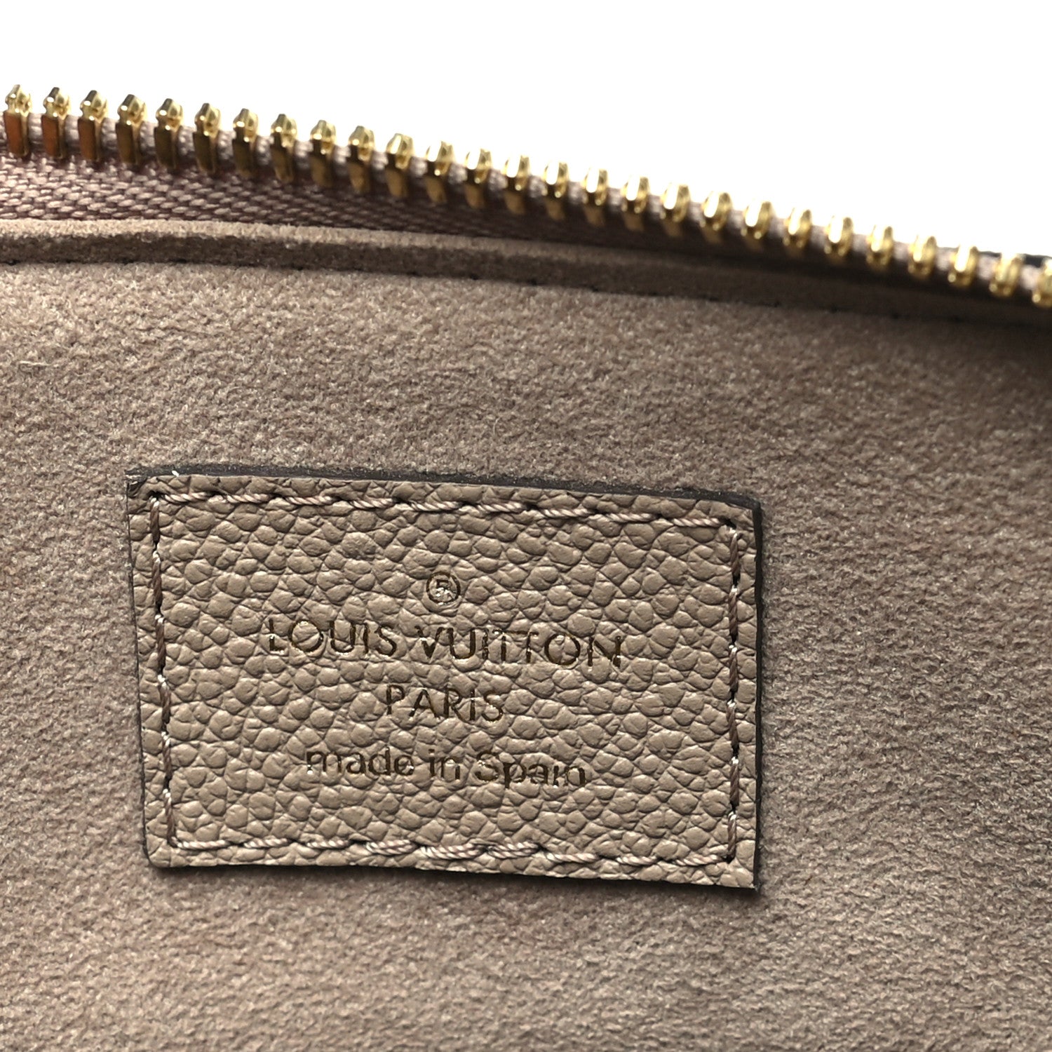 Louis Vuitton Empreinte Monogram Giant Speedy Bandouliere 25 Tourterelle 6 of 9