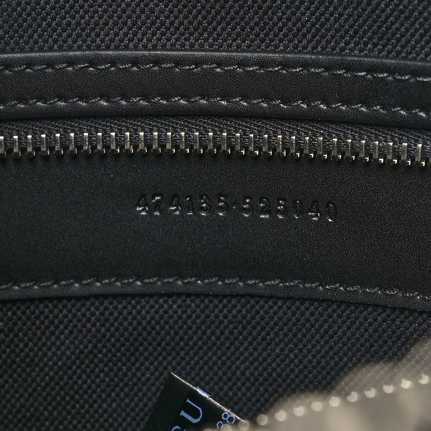 Gucci GG Supreme Monogram Appia Calfskin Web Briefcase Black 7 of 11