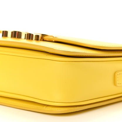 Celine Shiny Calfskin Medium Triomphe Citron 6 of 10