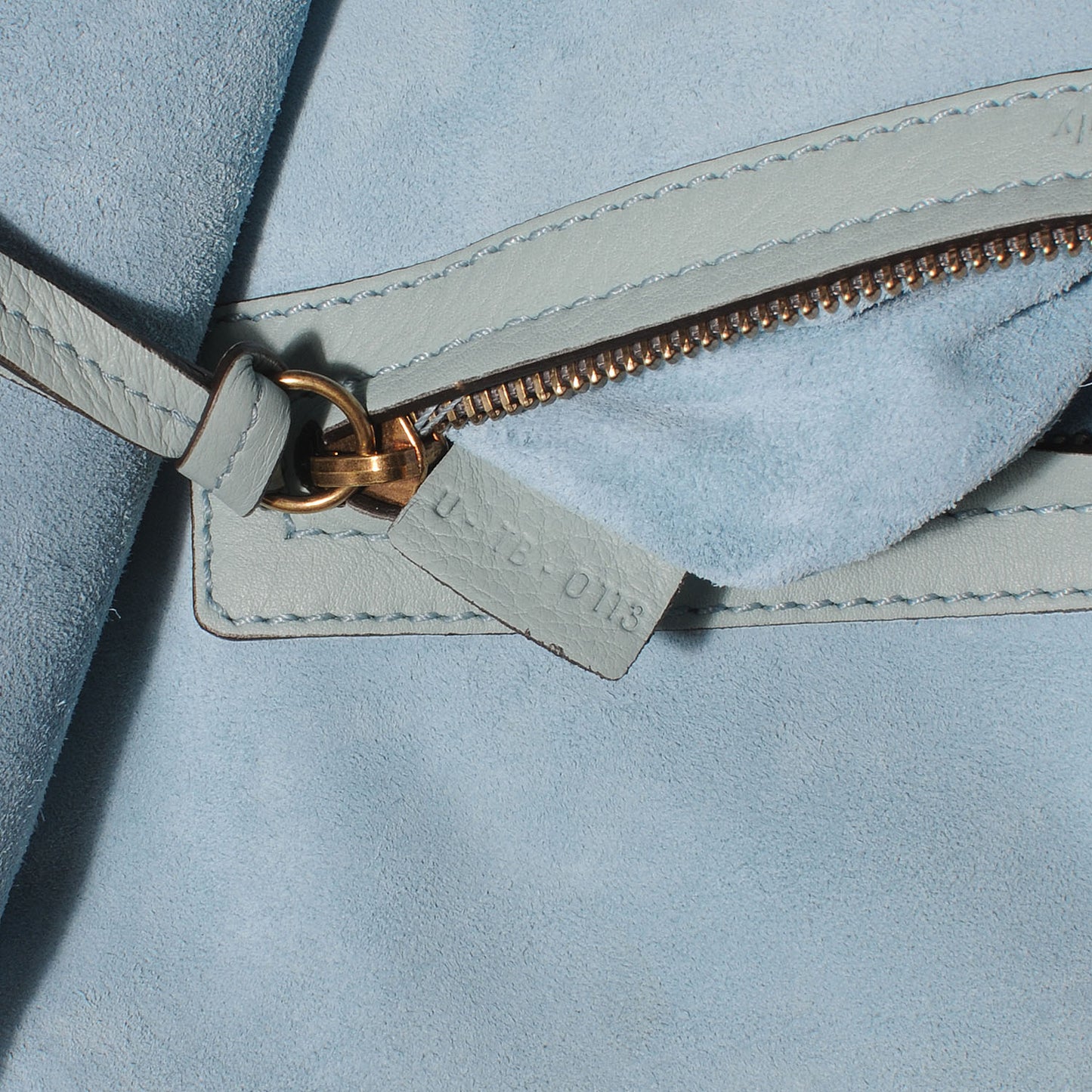 Calfskin Small Phantom Luggage Glacier