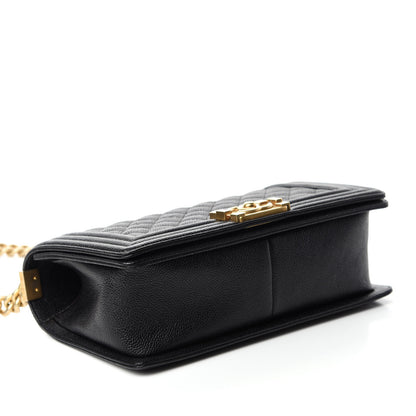 Chanel Caviar Quilted Medium Boy Flap Black 4 of 12