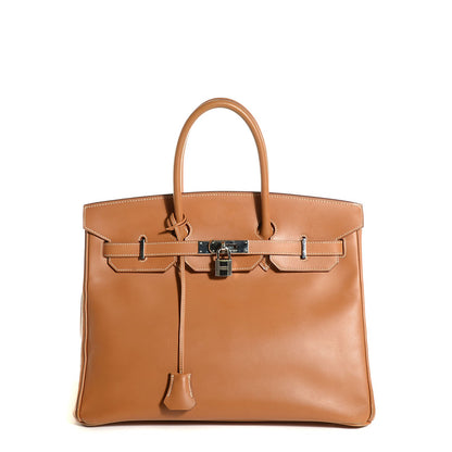 Hermes Veau Chamonix Birkin 35 Natural 1 of 29