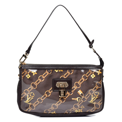 Louis Vuitton Monogram Charms Pochette Accessories Taupe 1 of 8