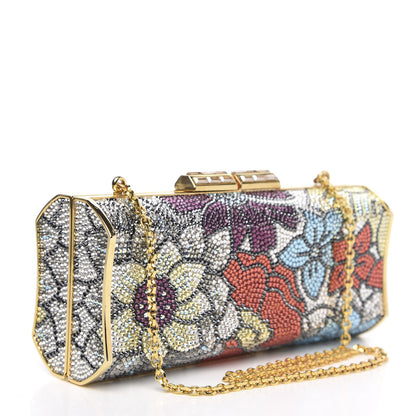 Judith Leiber Swarovski Crystal Minaudiere Clutch Multicolor 1 of 9