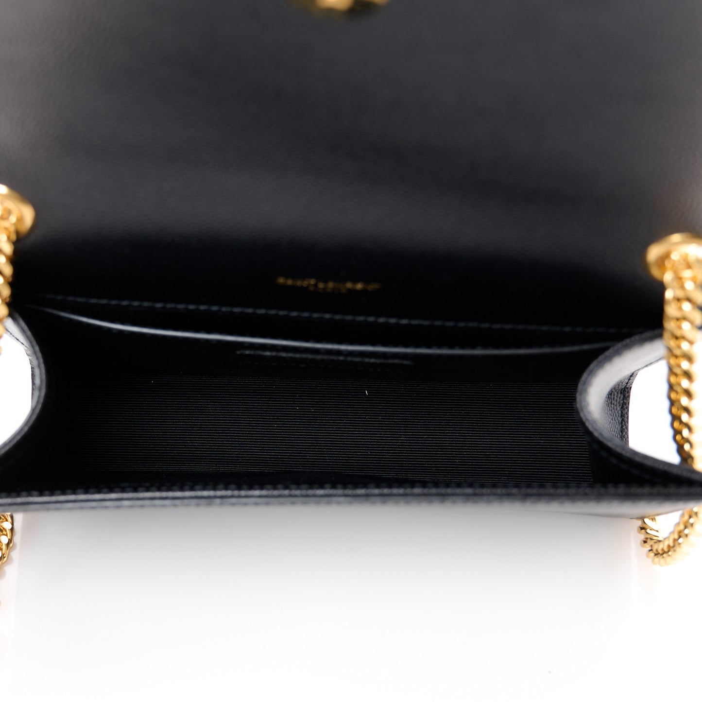 Grain De Poudre Small Classic Monogram Kate Tassel Satchel Black