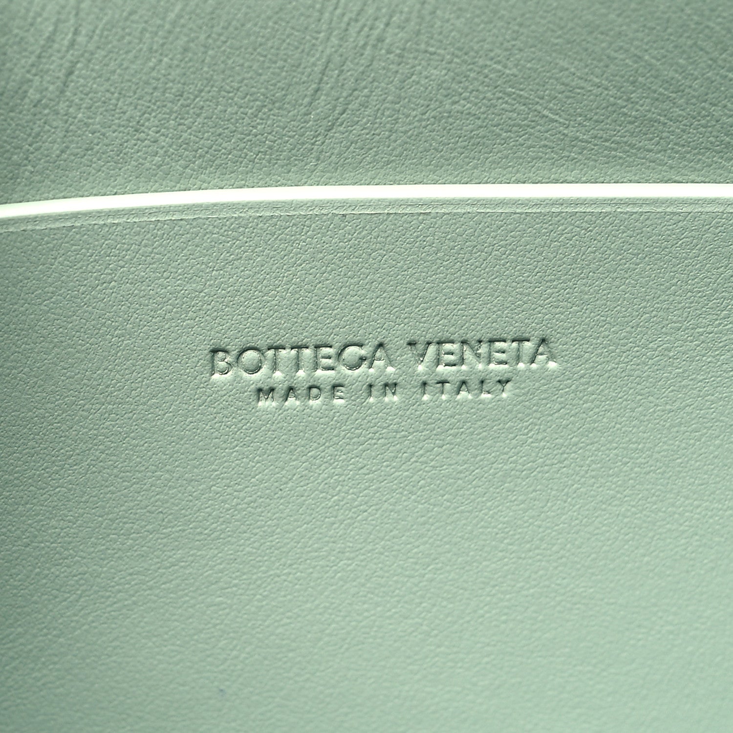 Bottega Veneta Nappa Maxi Intrecciato Small Cassette Flat Zip Pouch New Sauge 6 of 7