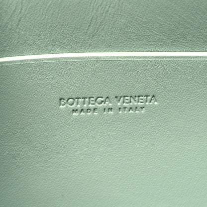 Bottega Veneta Nappa Maxi Intrecciato Small Cassette Flat Zip Pouch New Sauge 6 of 7