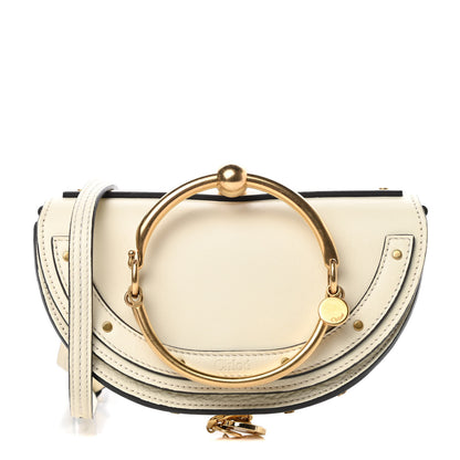 Chloe Calfskin Small Nile Bracelet Minaudiere Bag Off White 1 of 11
