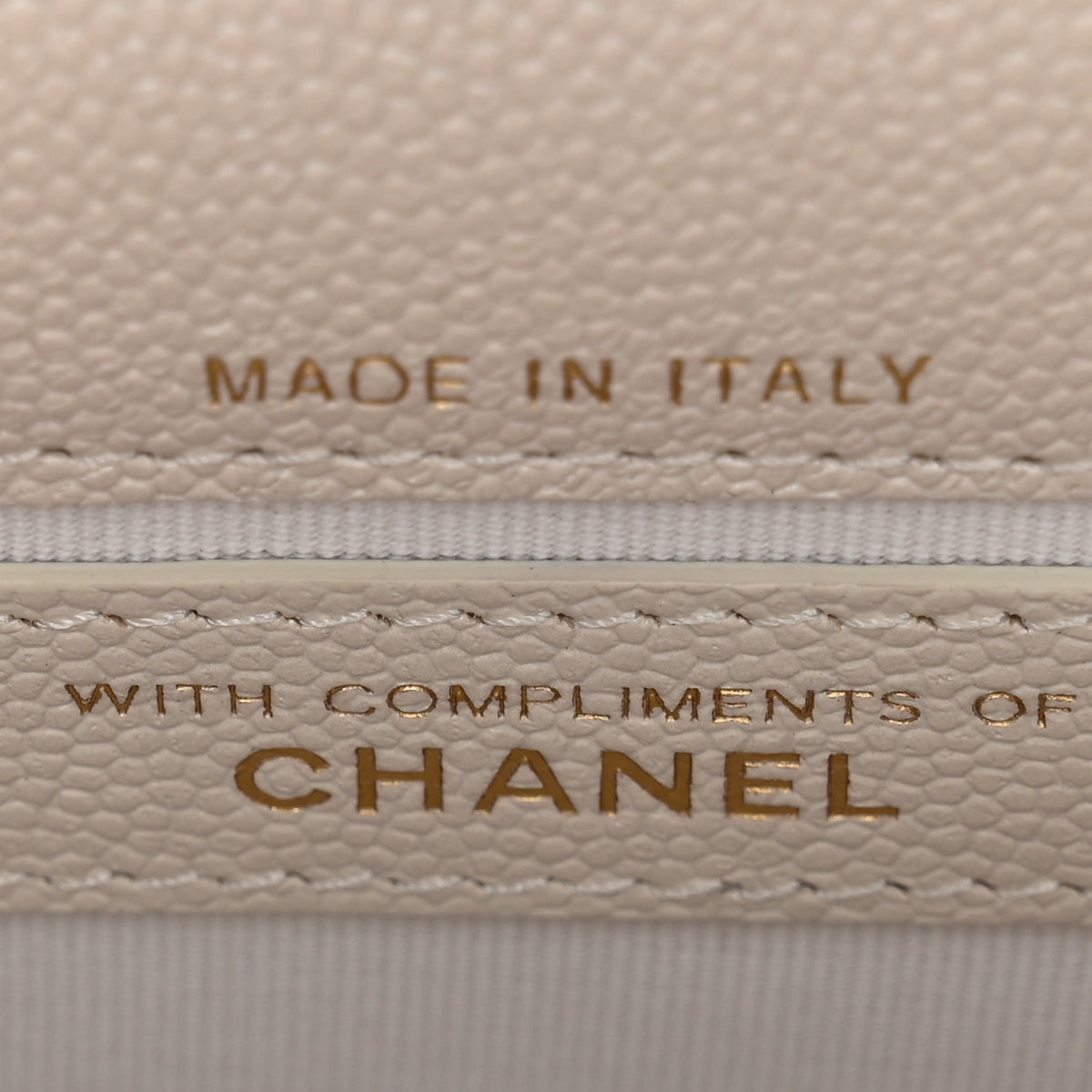 Chanel Iridescent Caviar Quilted Crystal CC Card Holder With Chain White Multicolor 6 of 11