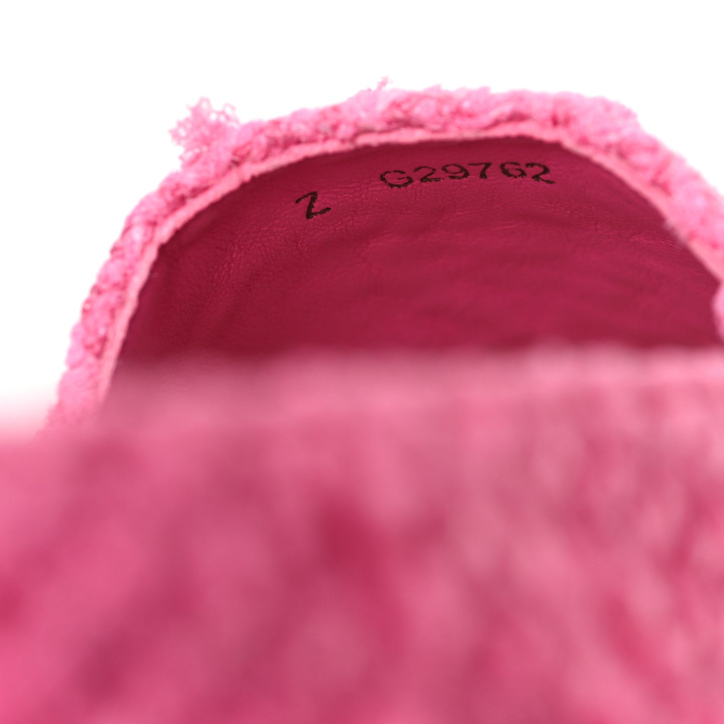 Tweed Lambskin CC Espadrilles 36 Pink