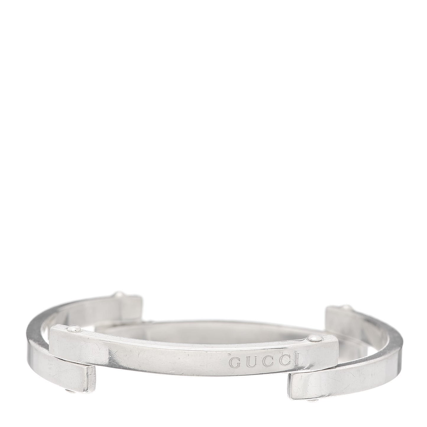 Sterling Silver Logo Bar Bracelet