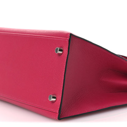 Hermes Epsom Verso Kelly Sellier 28 Framboise Prune 10 of 11