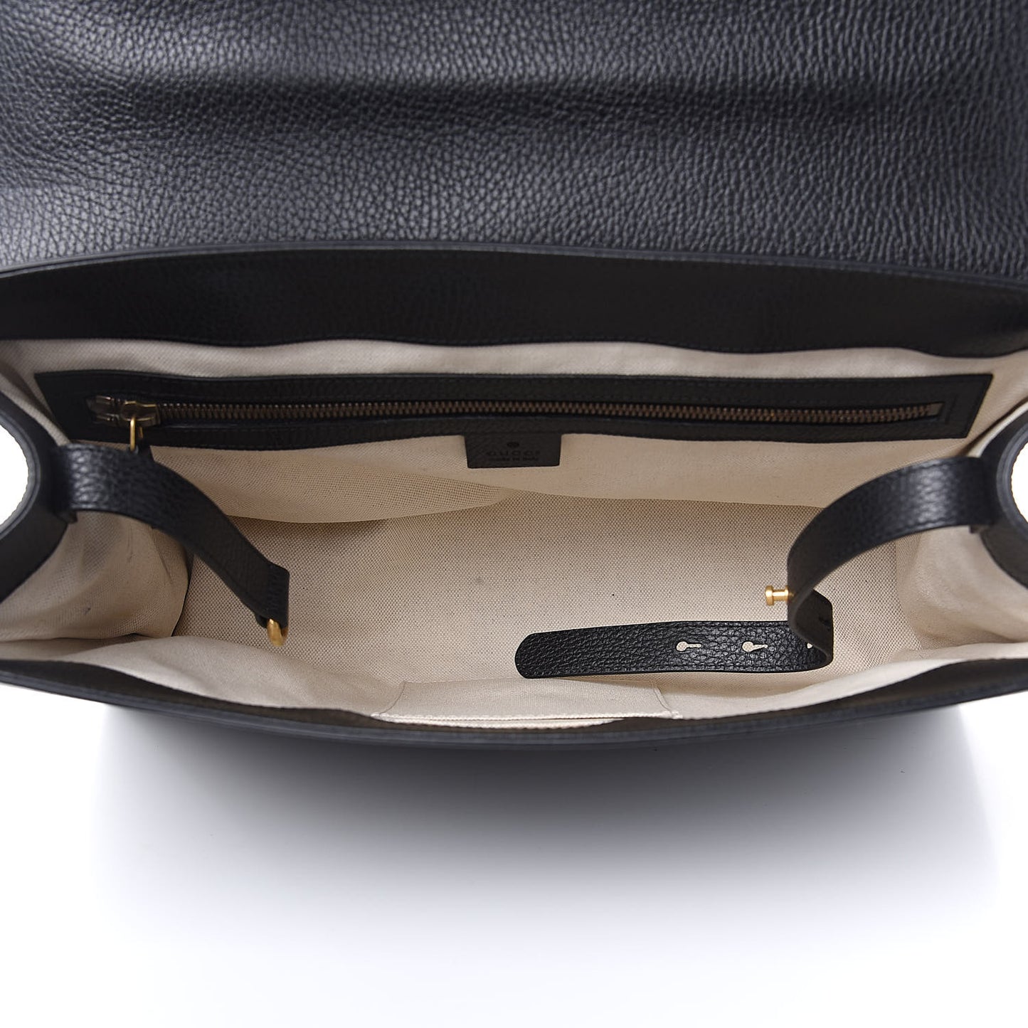 Calfskin GG Marmont Messenger Bag Black