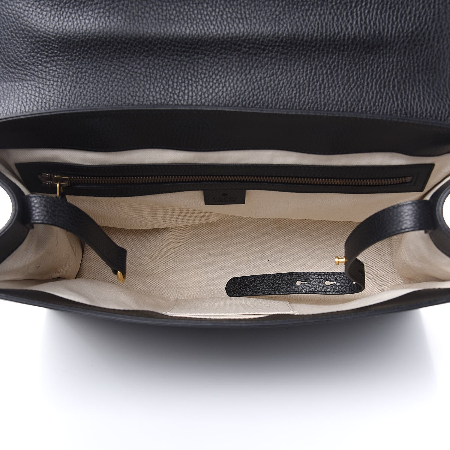 Gucci Calfskin GG Marmont Messenger Bag Black 5 of 10