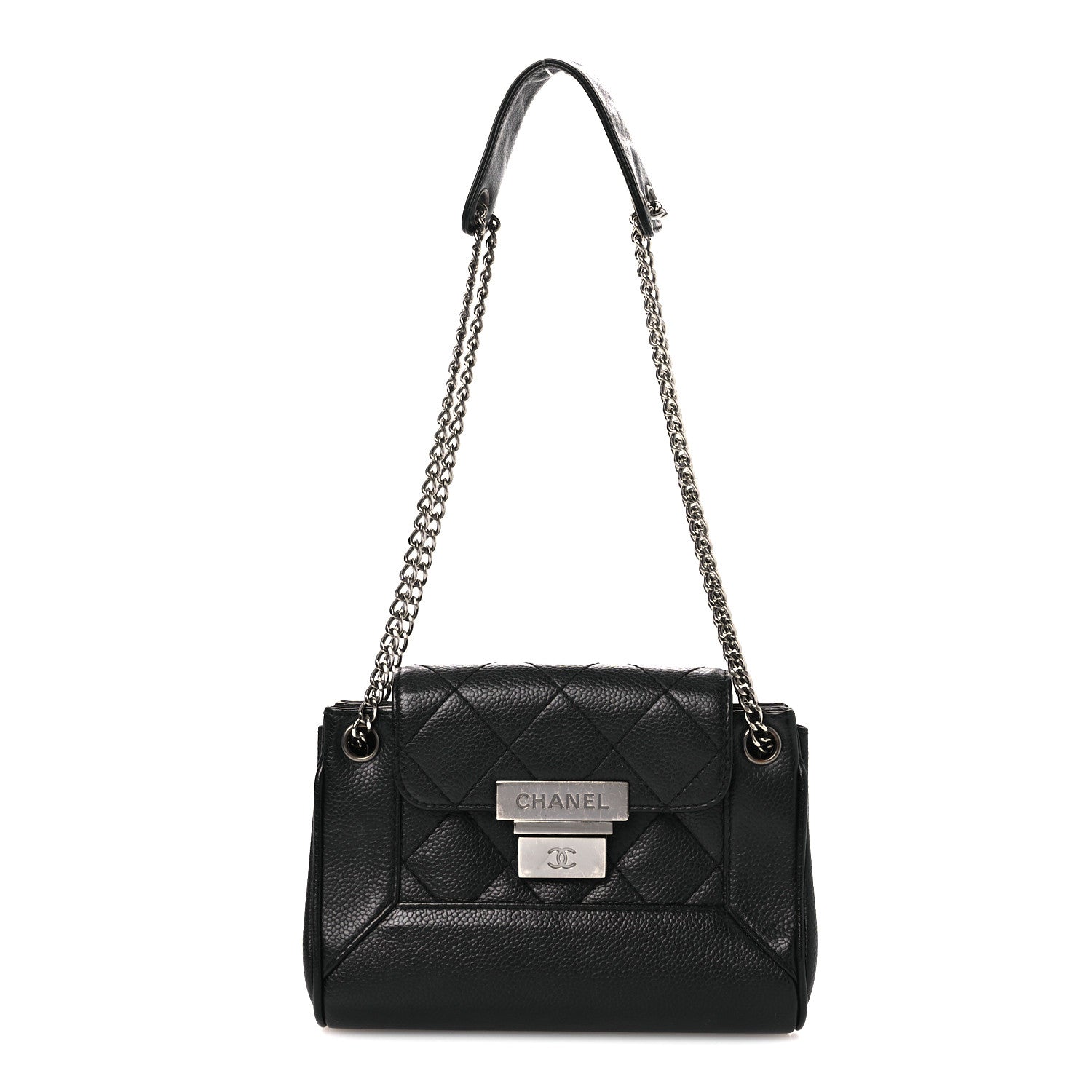 Chanel Caviar Quilted Mini Accordion Flap Black 1 of 12