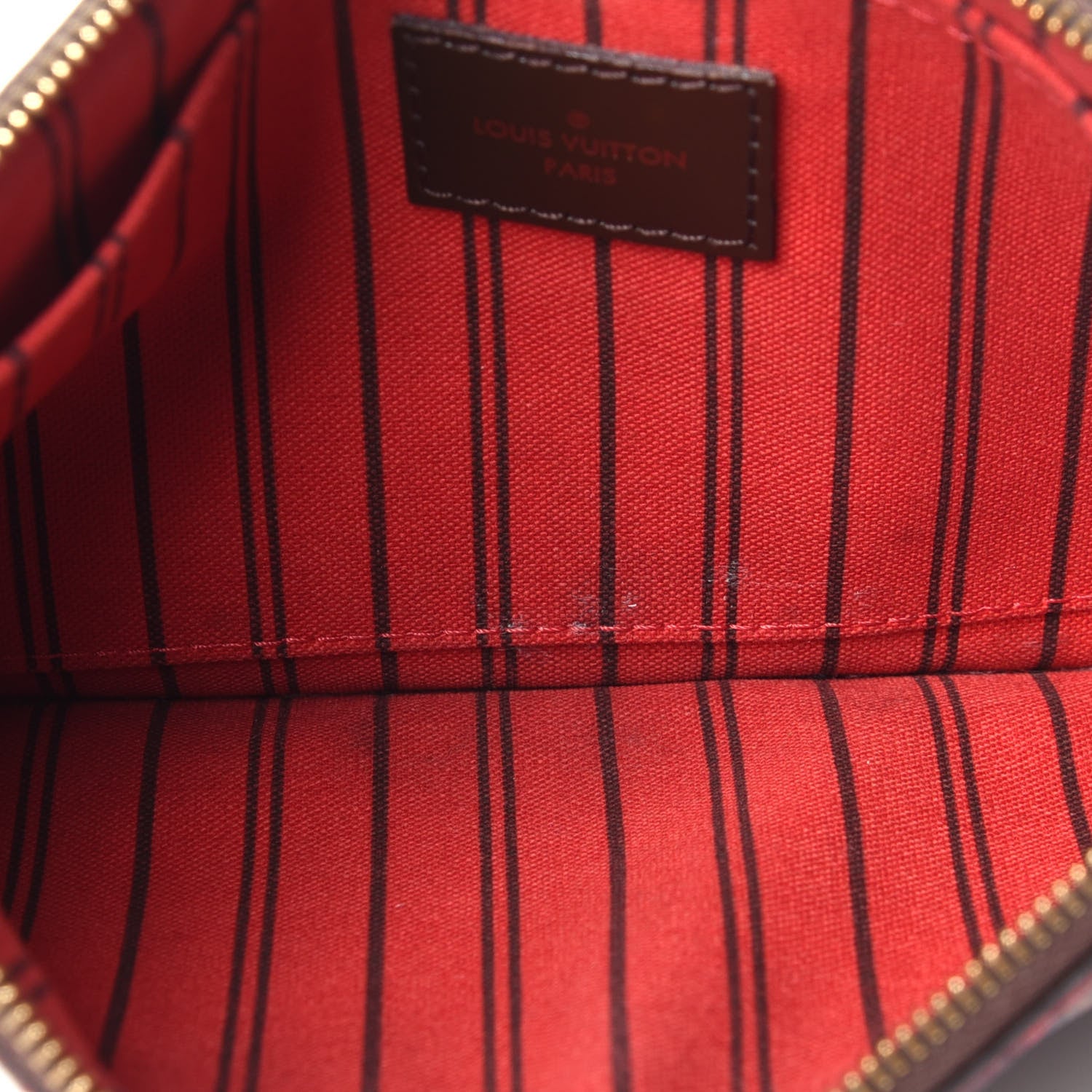 Louis Vuitton Damier Ebene Neverfull MM GM Pochette 5 of 13