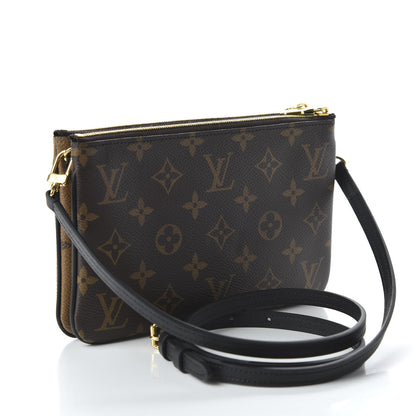 Louis Vuitton Reverse Monogram Giant Double Zip Pochette 3 of 10