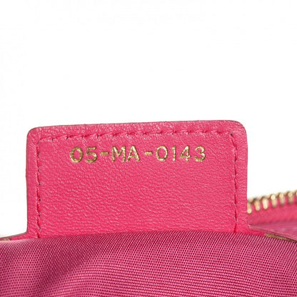 Christian Dior Lambskin Cannage Medium Granville Tote Fuchsia 10 of 20