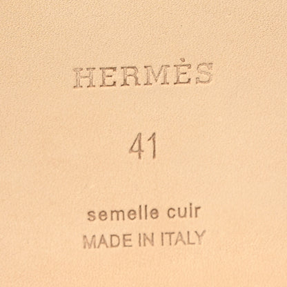 Hermes Calfskin Calya Mules 41 Hetre 7 of 8