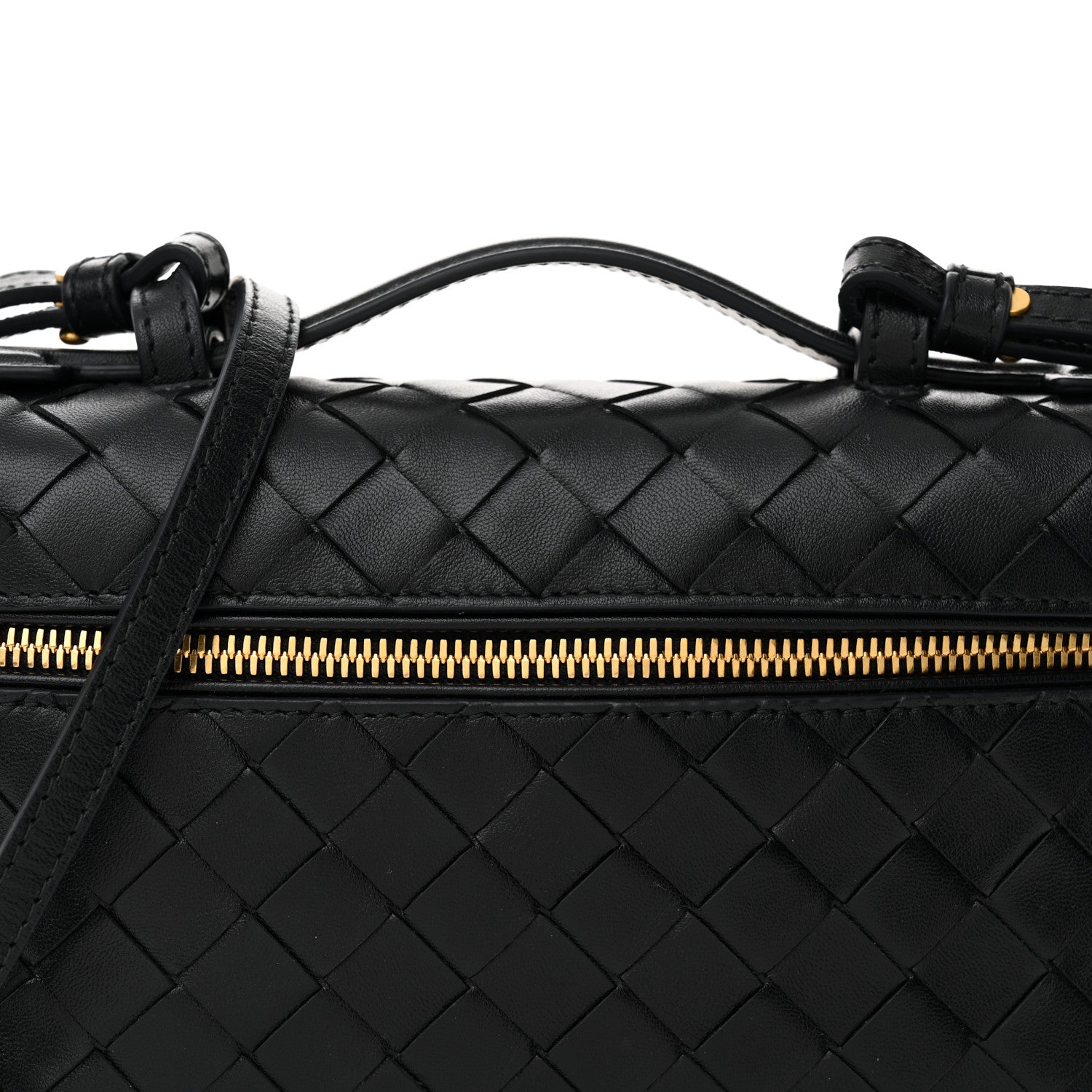 Bottega Veneta Calfskin Intrecciato Bang Bang Vanity Case Nocturnal 8 of 10