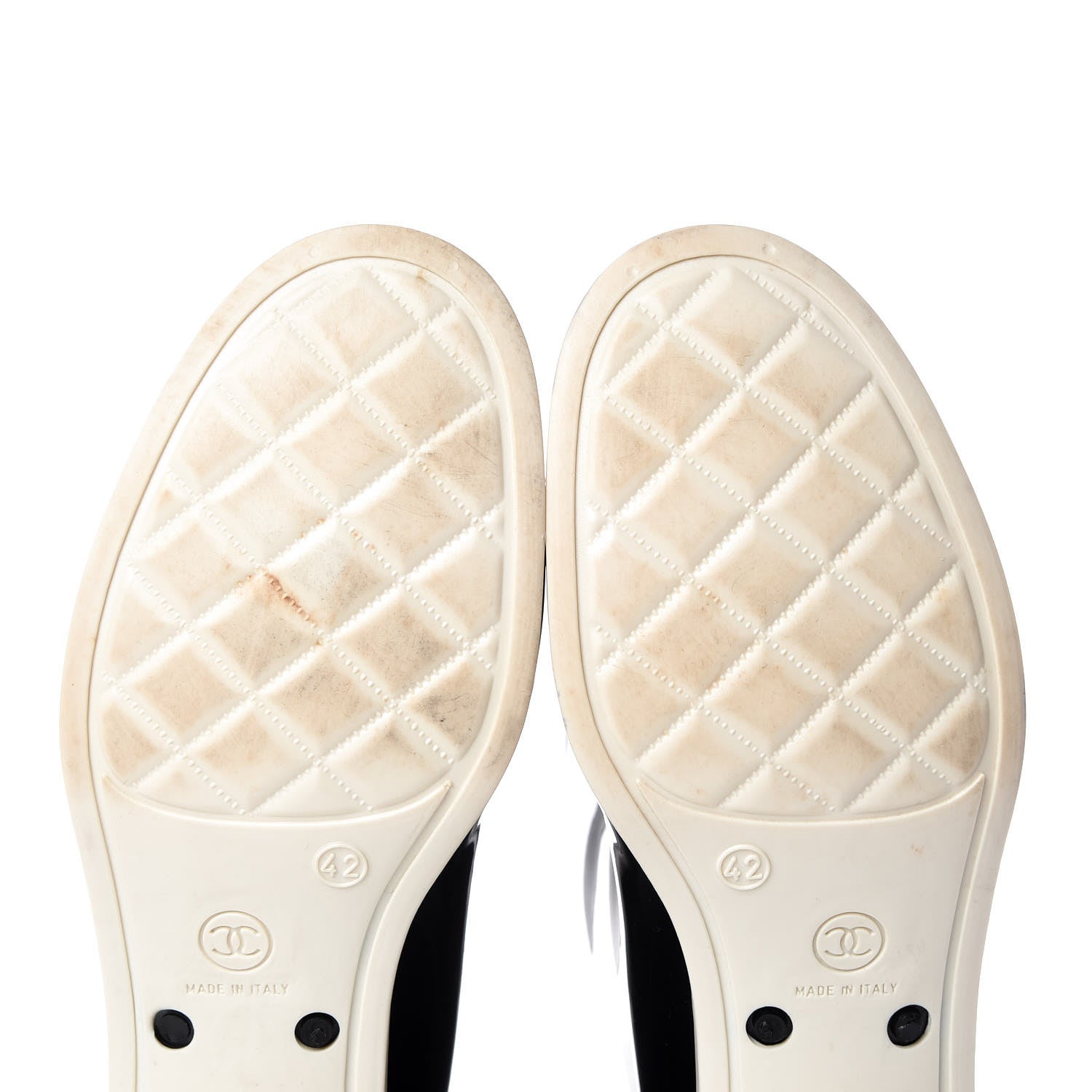 Chanel Rubber Camellia Rain Boots 42 Black 10 of 18